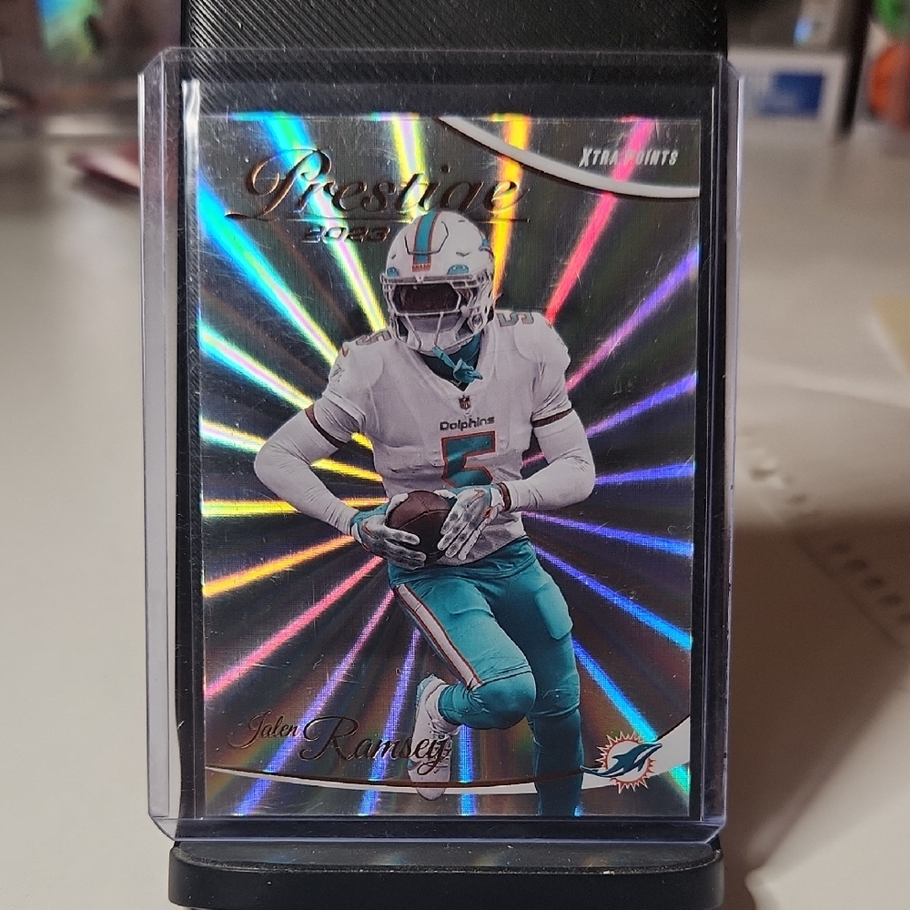 Panini Prestige Football Trading Card with Rainbow Hues